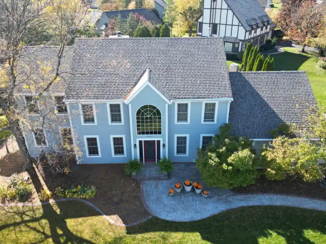 Roof replacement project completed with upgraded roofing materials